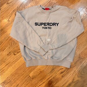 Superdry Tokyo Men's Tan Crewneck Sweater